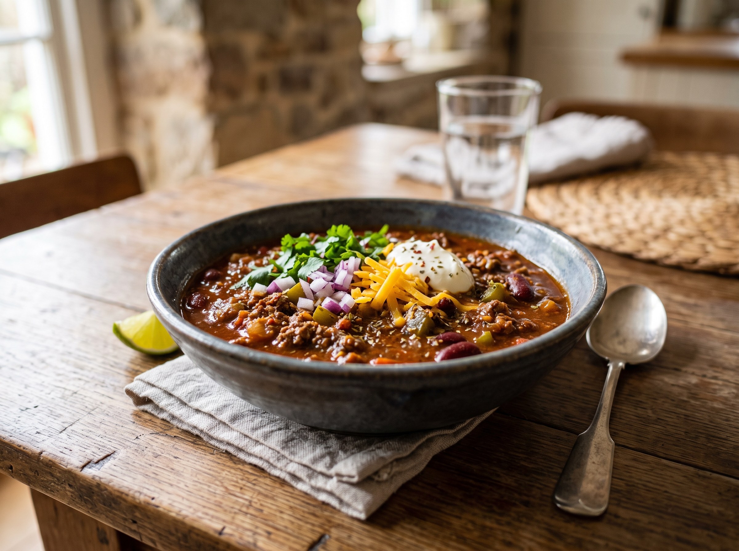 Chili con carne, classic style