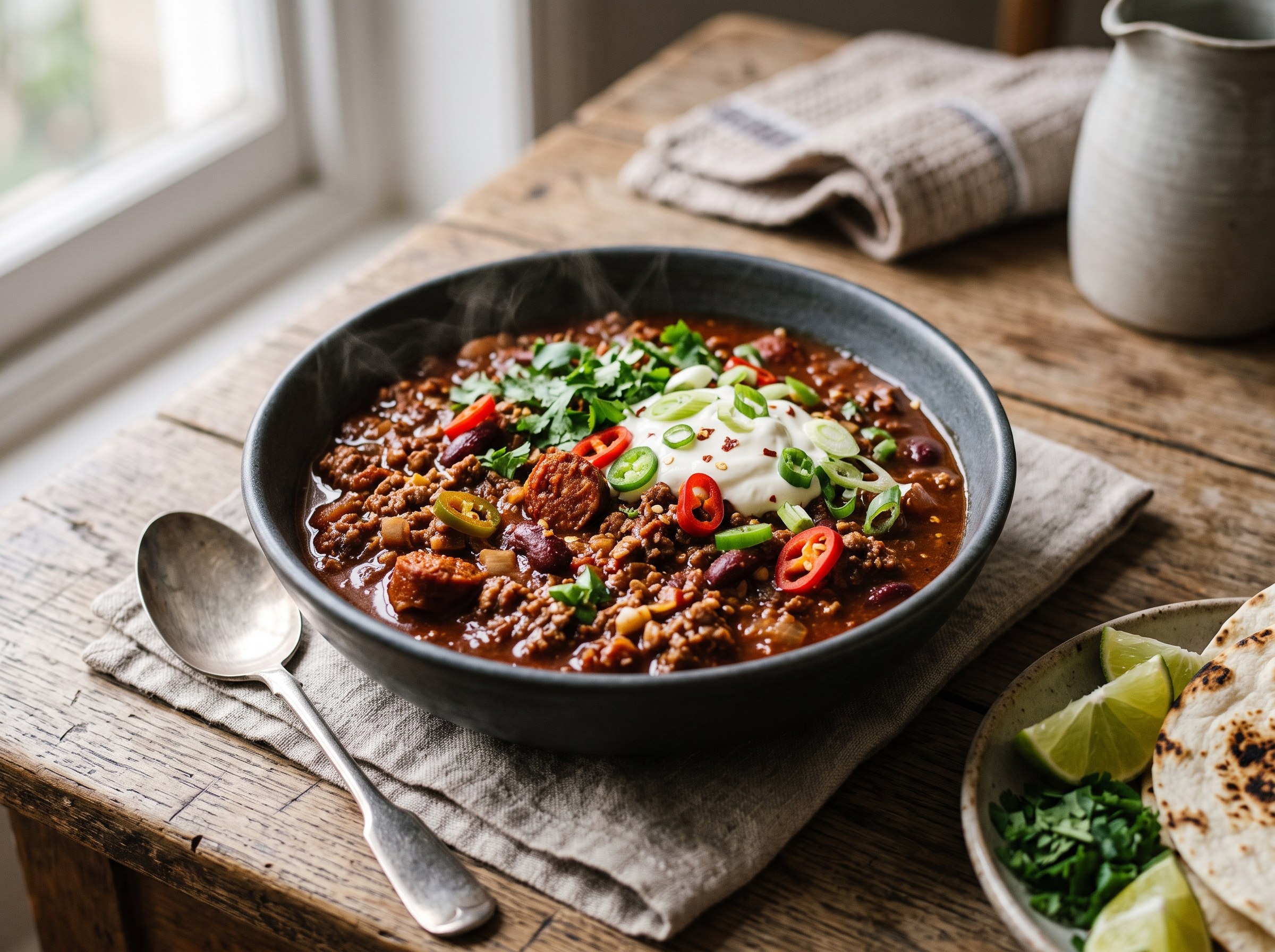 Extra hot chili con carne