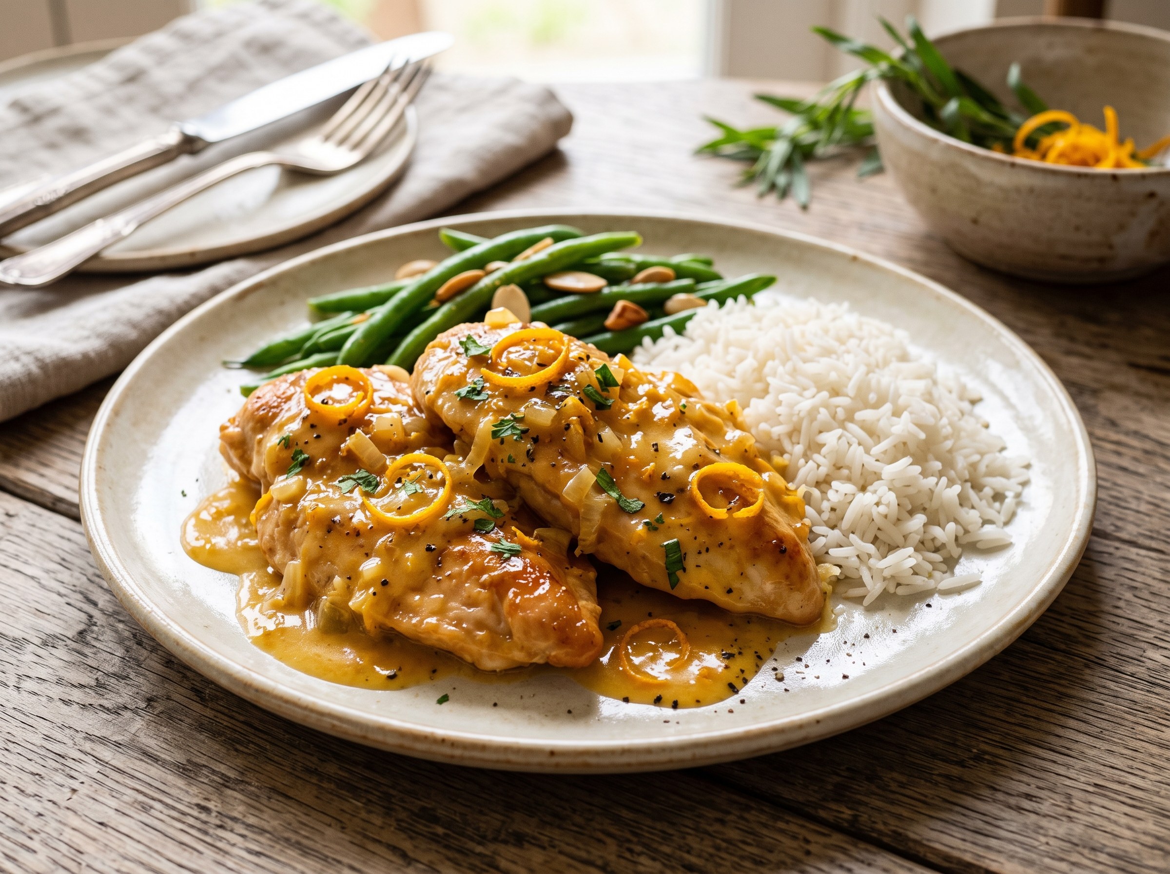 Easy orange chicken