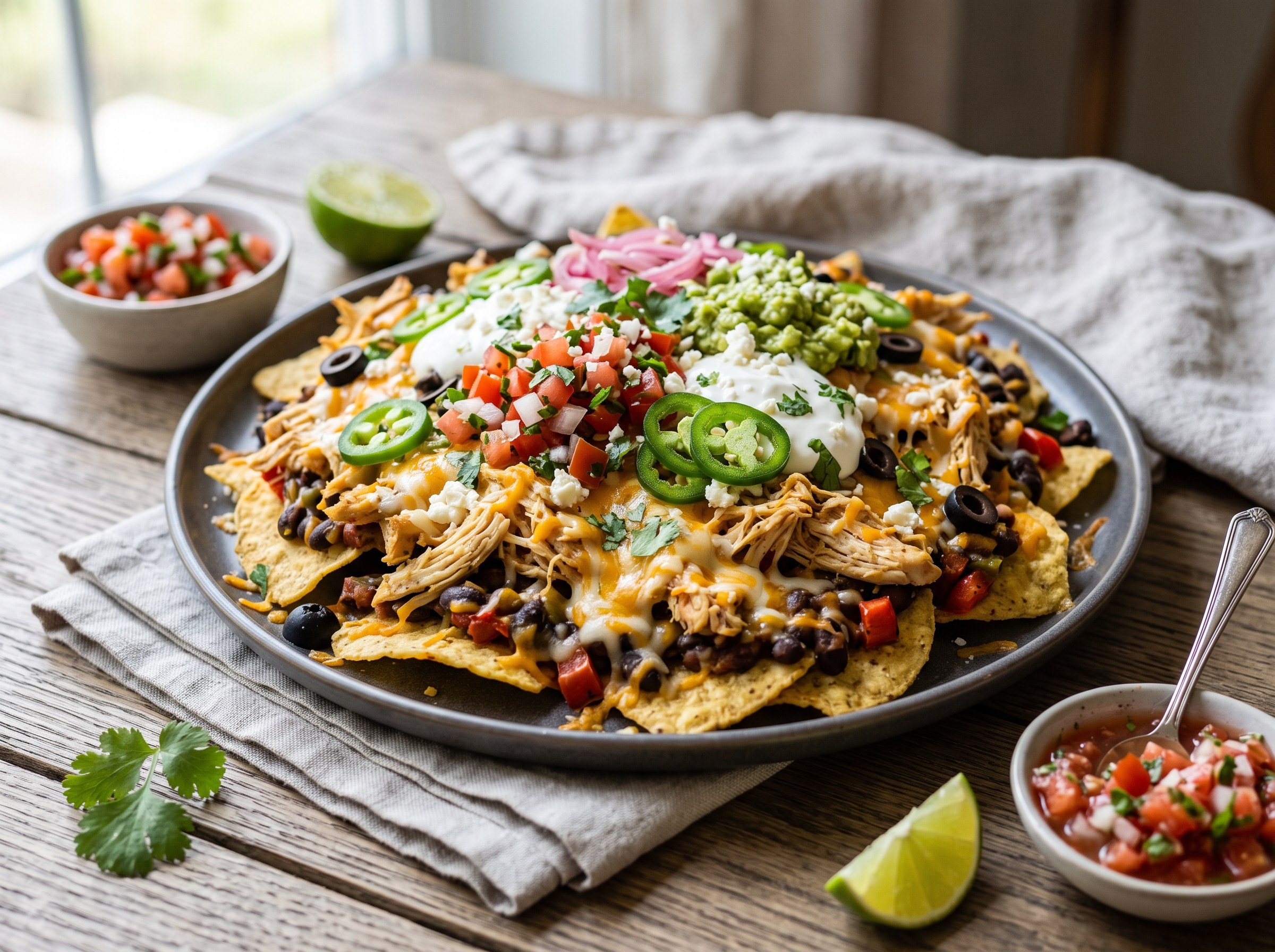 Chicken nachos