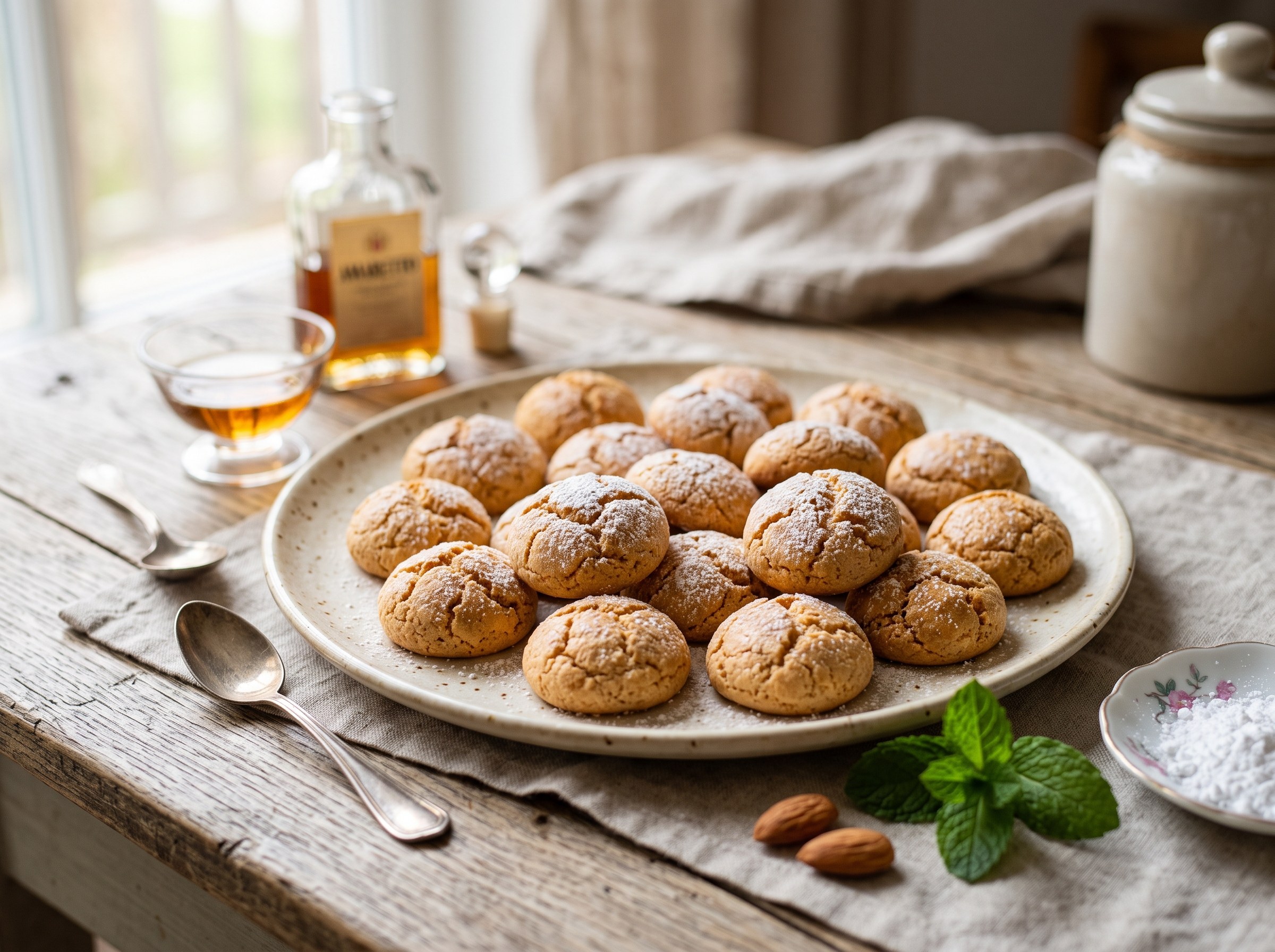 Amaretti (Amaretto) biscuits
