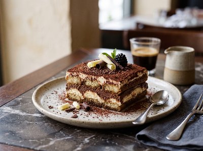 Black and white chocolate Tiramisu