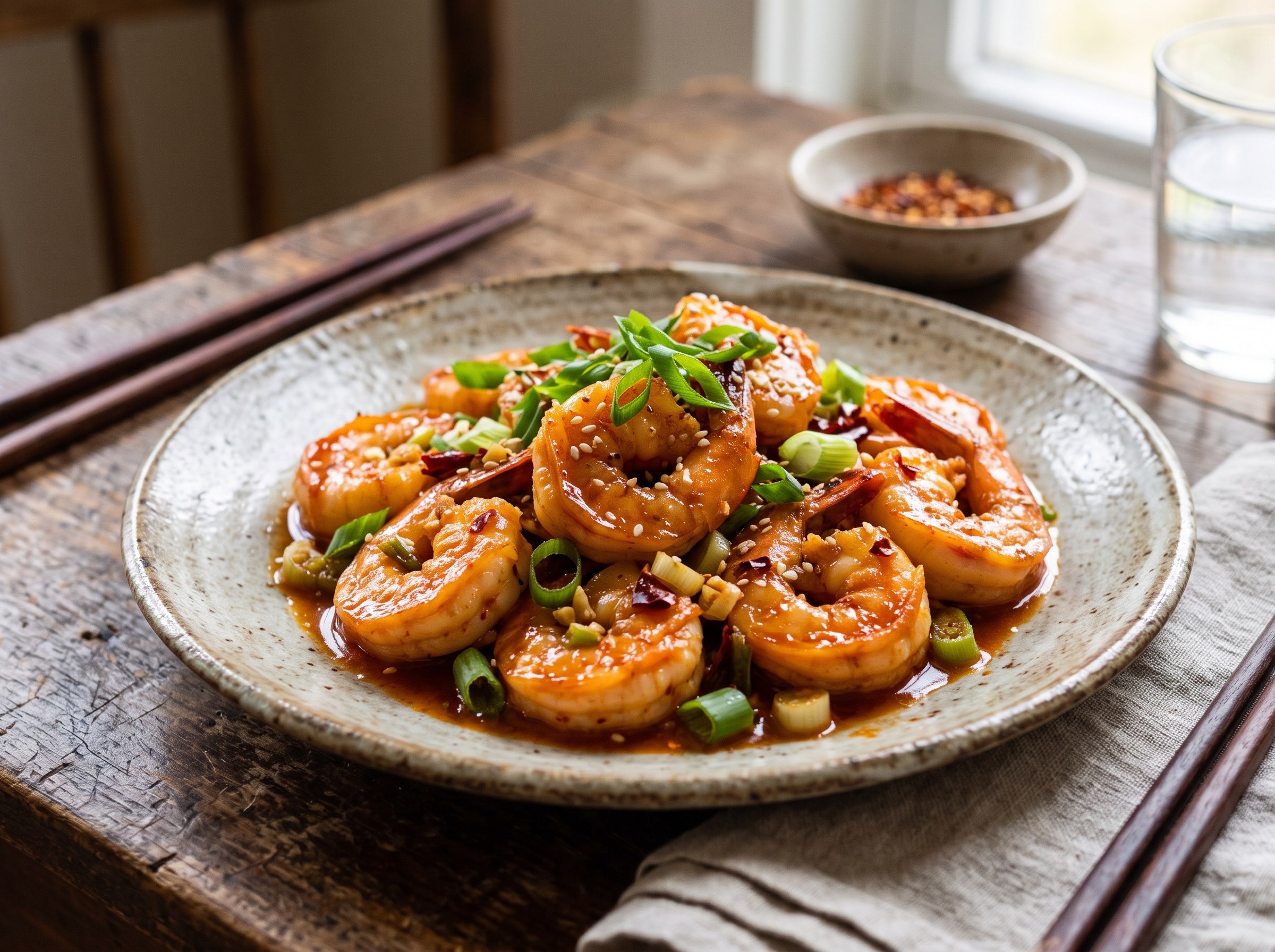 Szechwan shrimp
