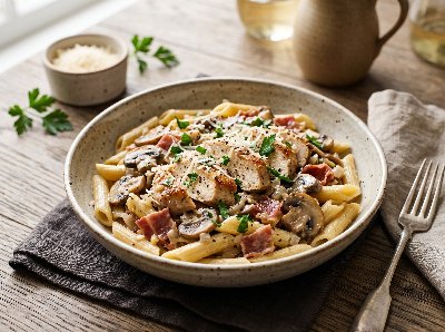 Chicken boscaiola
