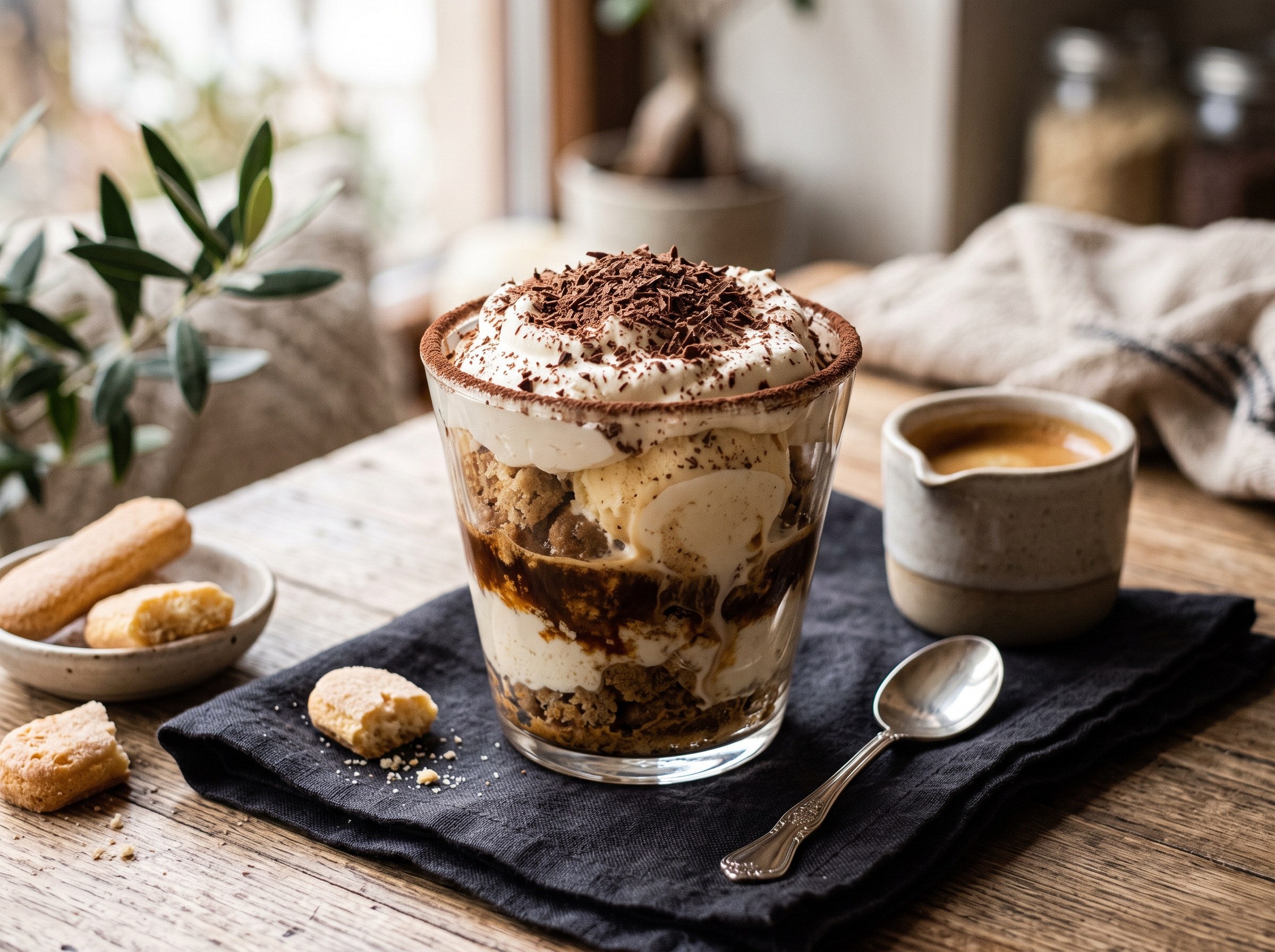 Tiramisu affogato (non alcoholic Tiramisu)