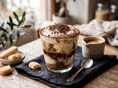 Tiramisu affogato (non alcoholic Tiramisu)