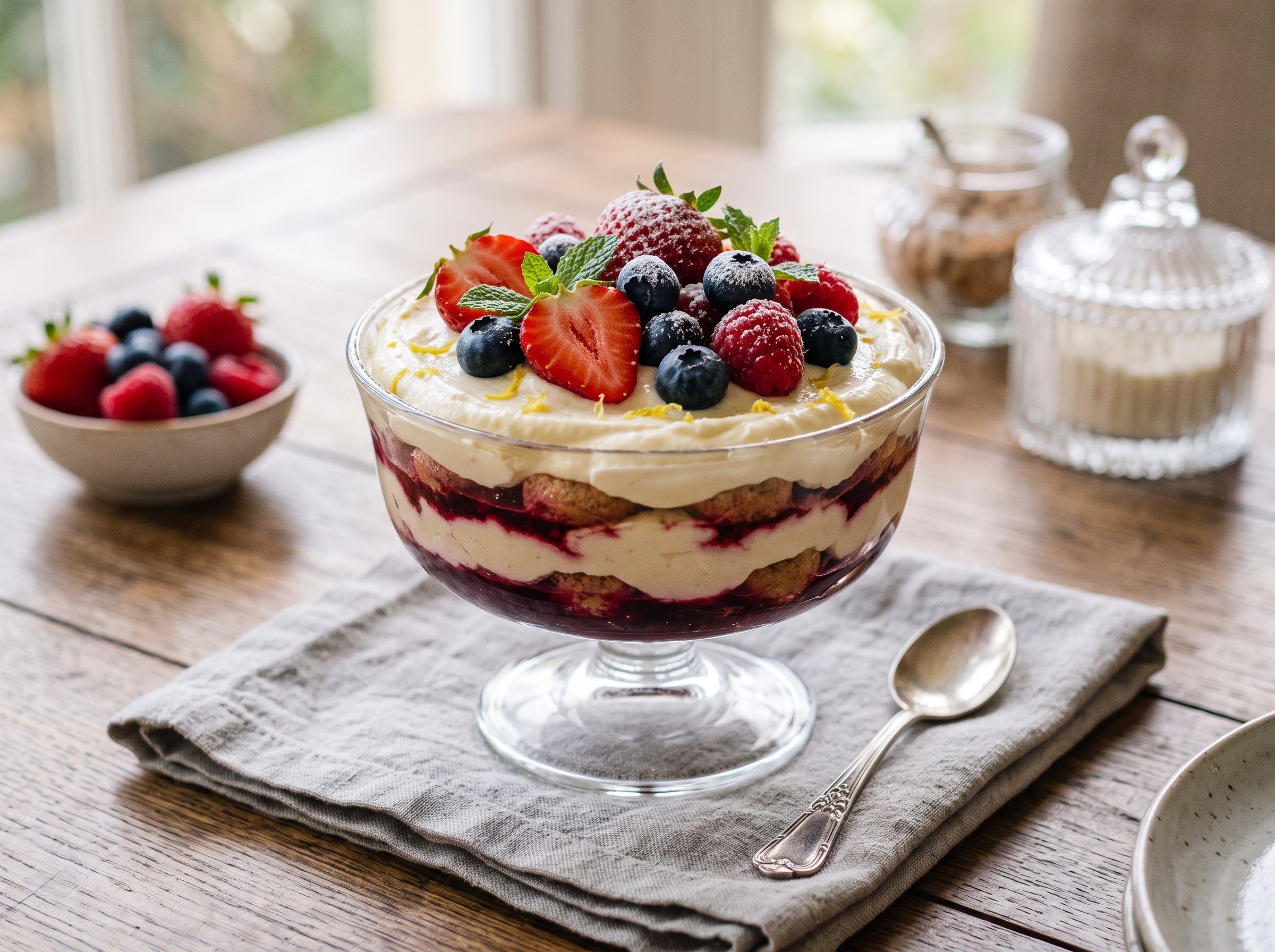 Berry Tiramisu (non alcoholic)