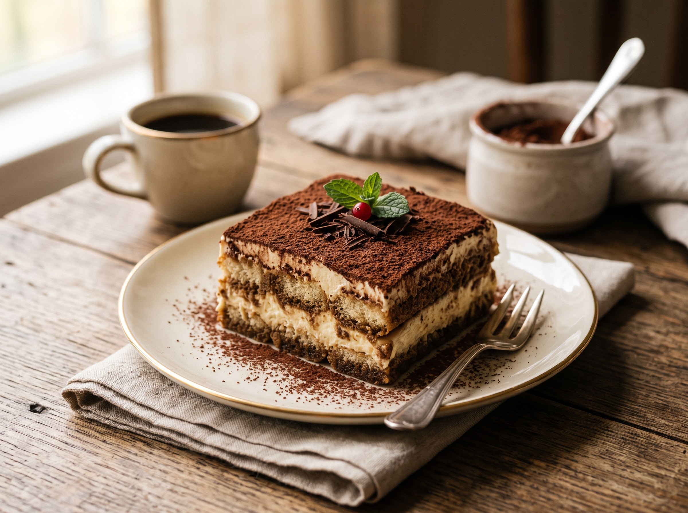 Classic Tiramisu (with raw eggs)