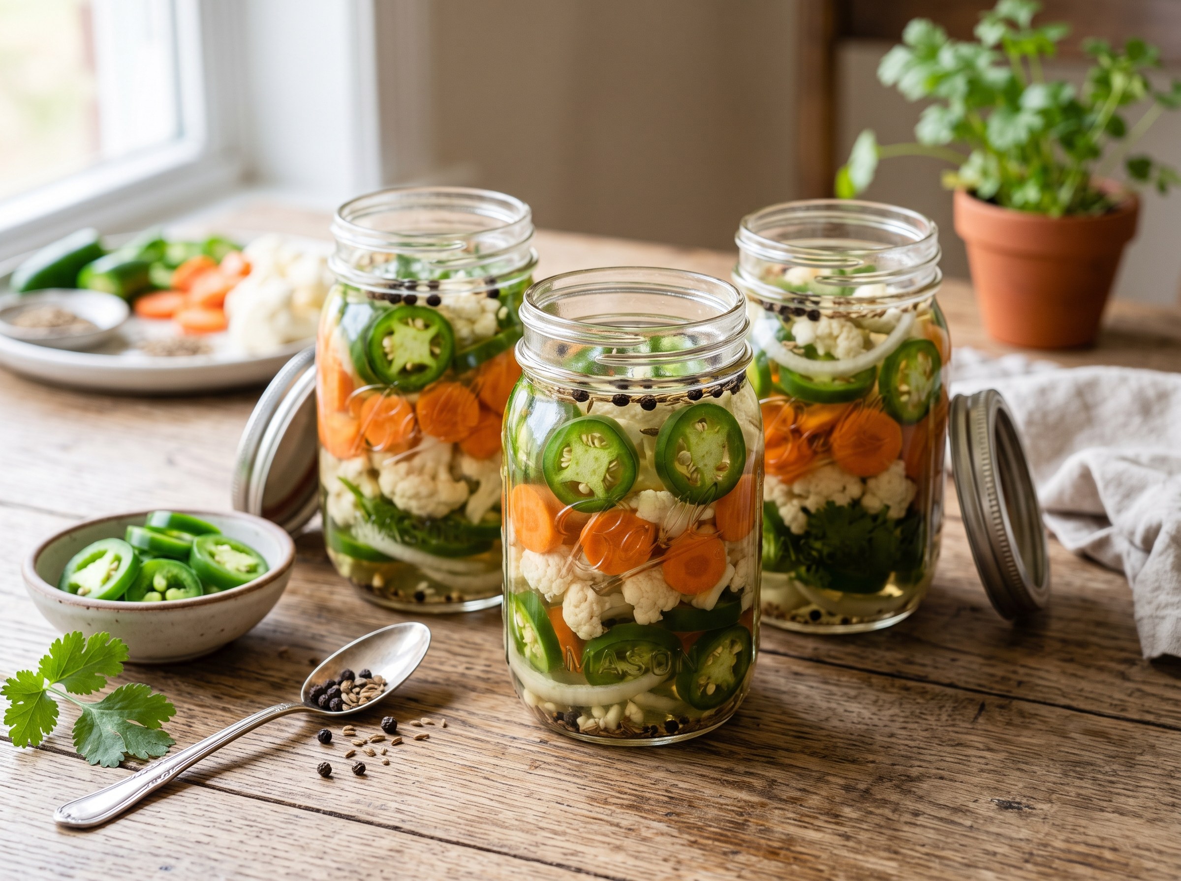 Pickled jalapenos