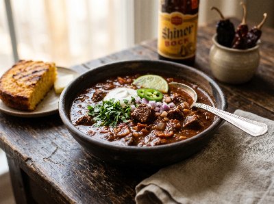 Texas style beef chilli