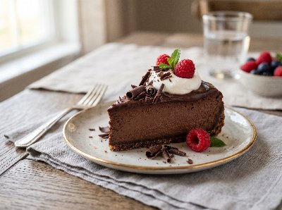 Chocolate cheesecake