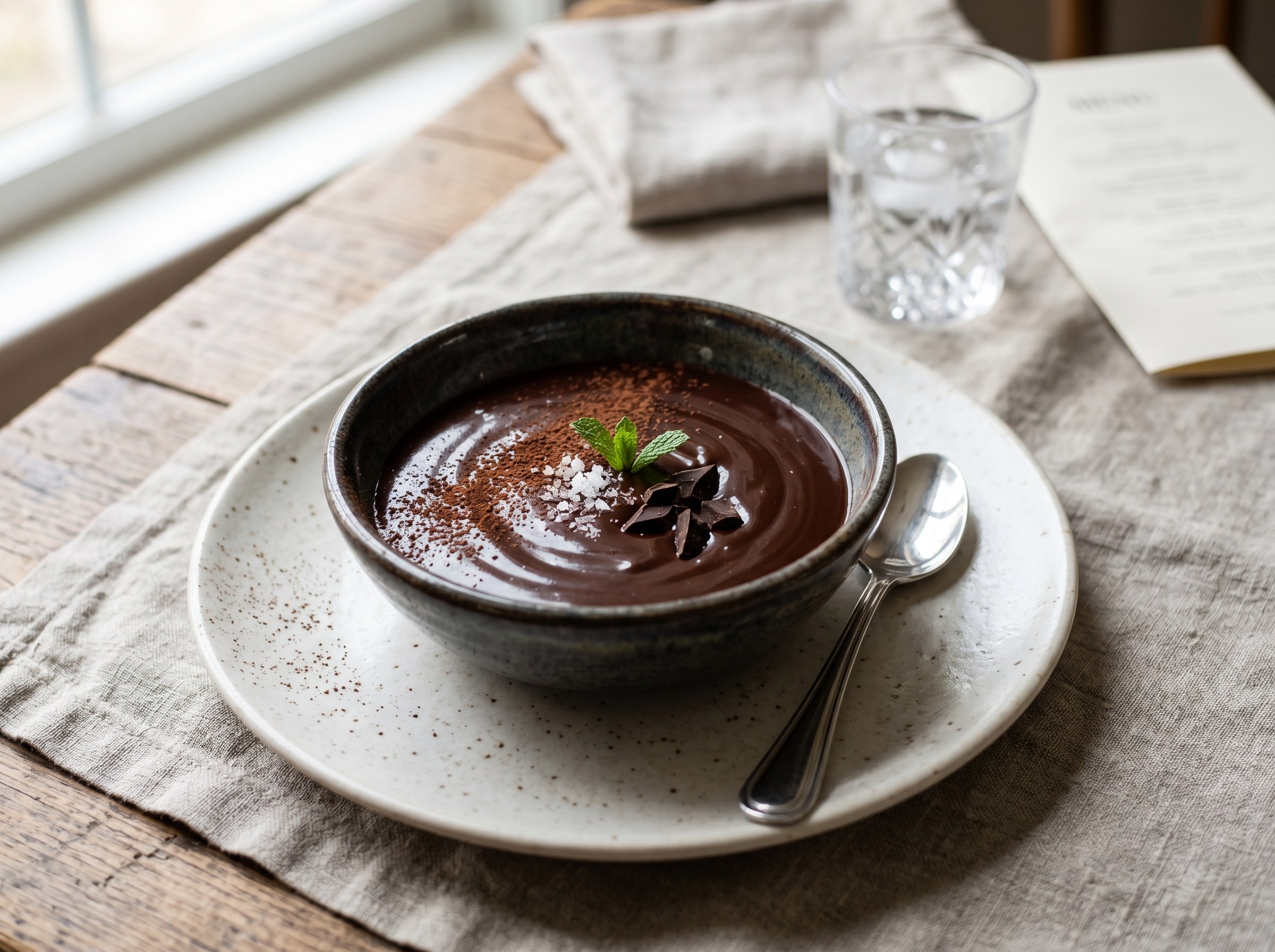 Bittersweet chocolate sauce