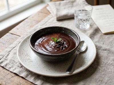 Bittersweet chocolate sauce