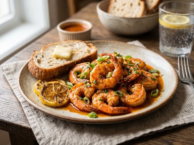 Red lobster style Cajun shrimp