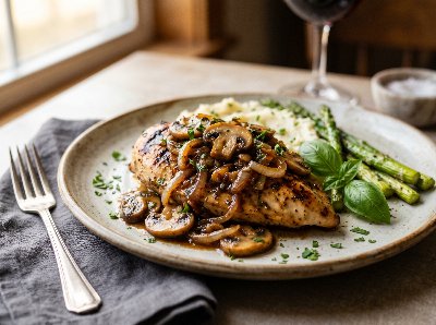 Bennigan's smothered chicken