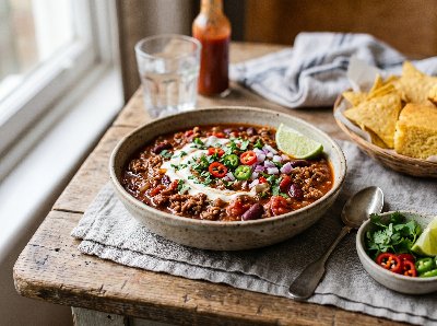 Easy beef chilli (chilli con carne)