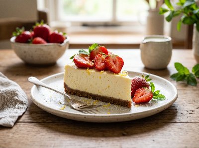 Lemon cheesecake