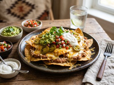 Authentic Tex Mex nachos